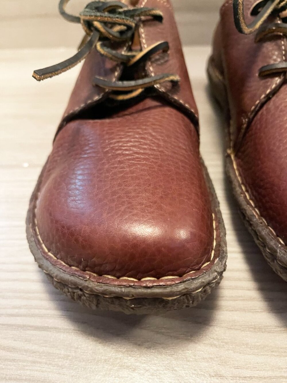 Born Crown Leather Oxford Shoes Women's 11 Brown Comfort Dark Academia EU 43 - Picture 6 of 13
